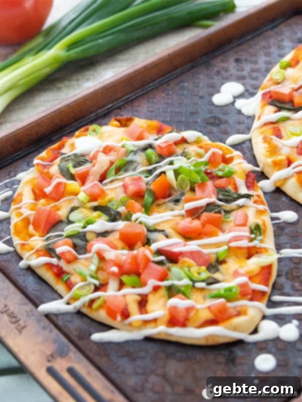 Εύκολες Χορτοφαγικές Πίτσες Naan