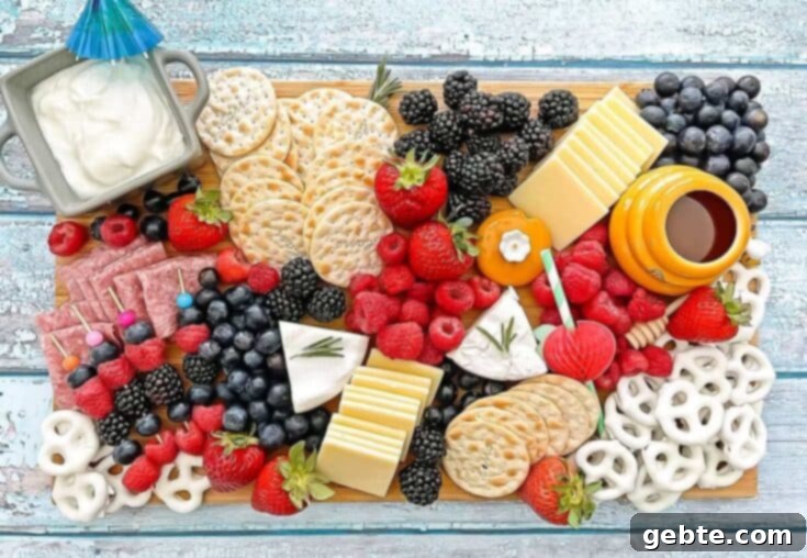 Πατριωτικό Charcuterie Board