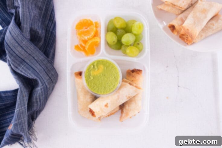 Taquitos Κοτόπουλο BBQ για Κολατσιό