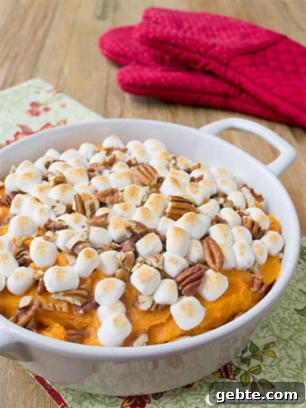 Κατσαρόλα Γλυκοπατάτας με Marshmallows