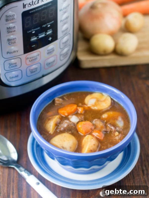 Μοσχαράκι Κοκκινιστό σε Χύτρα Ταχύτητας (Instant Pot)
