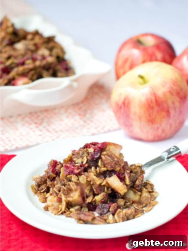 Cranberry Apple Crisp