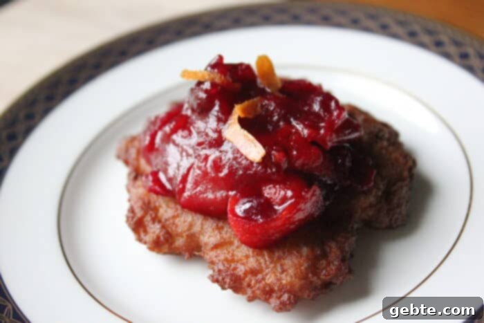 9 Ιδέες Επικαλύψεων για Λάτκες Χανουκά 5 Latkes με σάλτσα κράνμπερι και ξύσμα πορτοκαλιού