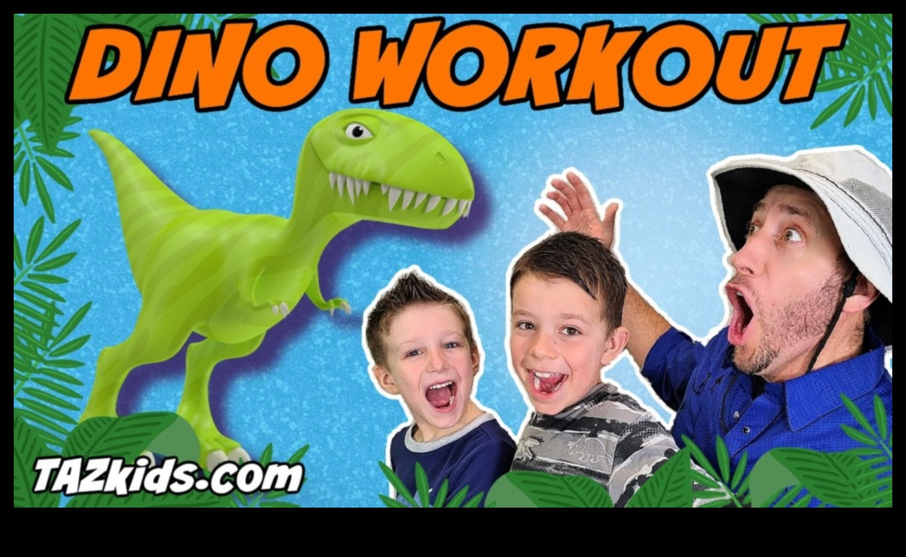 Dinosaur Discovery Roaring Kids' Exercises for Dino Fitness 3 Dinosaur Discovery: Roaring Kids' Exercises for Dino Fitness
