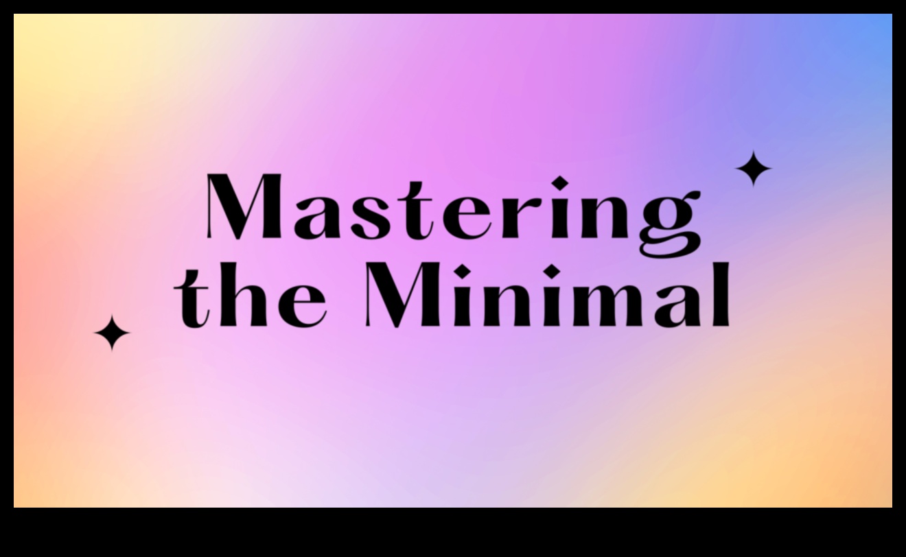 Mastering Material Minimalism: Streamlining Design for Maximum Impact