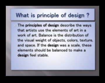 Visual Dialogues: Conversations in Design Principles