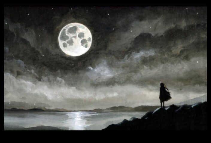 Σεληνιακή Φωτεινότητα Ένα ακτινοβόλο θέαμα ανάμεσα στην Ουράνια Ομορφιά των Γαλαξιών