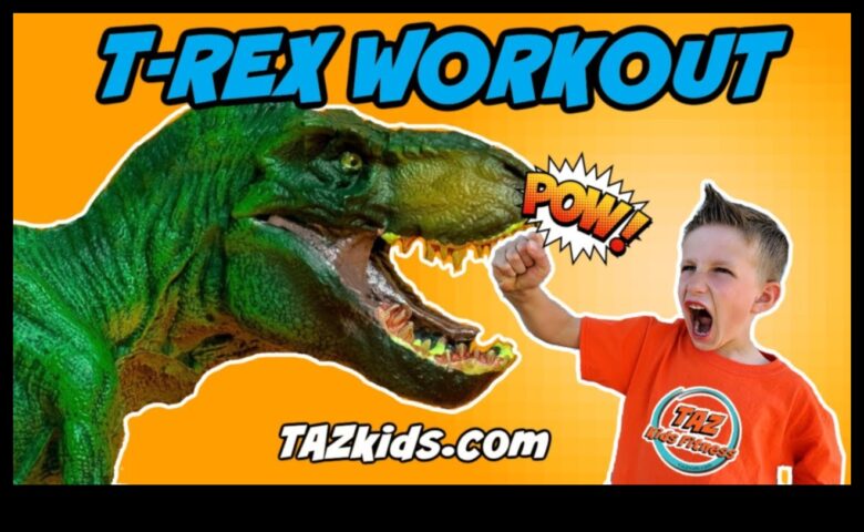 Dinosaur Discovery Roaring Kids’ Exercises for Dino Fitness