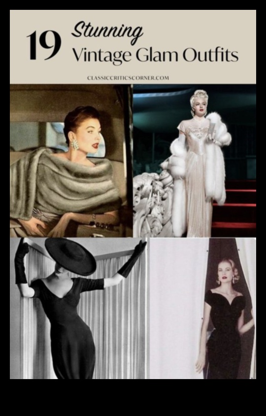 Glamour Gazette: Vintage Outfits Headlining Fashion Stories