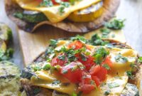 Grilled Veggie Tostadas with Smoky Charred Vegetables
