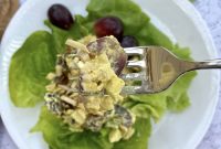 Chicken Curry Salad with Grapes and Toasted Almonds Recipe