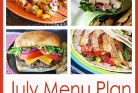 July 2014 Monthly Menu Planner: Seasonal Recipes & Meal Ideas