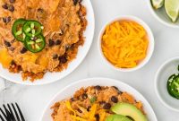 Slow-Cooker Chicken Enchiladas with Creamy Cheese Sauce