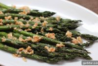 Roasted Asparagus with Creamy Cashew Butter Sauce