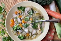 Hearty Barley, Vegetable & Chicken Soup Recipe for Comfort Meals