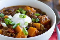 Hearty Beef and Butternut Squash Chili Recipe