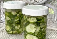 Quick Refrigerator Cucumber Pickles: No Canning Required