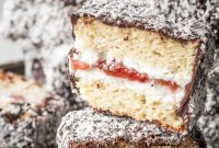 Gluten-Free Lamingtons with Jam Filling — Low-Carb Recipe