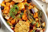 Crispy Oven-Roasted Root Vegetables with Herbs