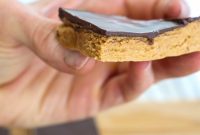 Homemade Chocolate Peanut Butter Protein Bars for Muscle Fuel