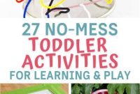 27 Mess-Free Toddler Activities to Keep Kids Engaged
