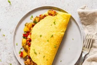 Mung Bean Egg Vegan Omelet: Fluffy Plant-Based Breakfast