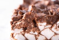 Sugar-Free Marshmallow Bars with Chocolate and Peanut Butter