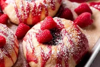 Fluffy Raspberry Sweet Rolls: Homemade Raspberry Buns Recipe