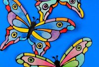 DIY Faux Stained-Glass Butterfly Craft Tutorial