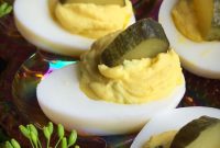 Dill Pickle Deviled Eggs: Tangy Party Appetizer Recipe