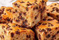 Moist Greek Yogurt Snack Cake with Lemon Glaze