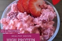High-Protein Pink Cottage Cheese Salad with Beets and Herbs