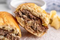Slow-Cooked Italian Beef Sandwiches with Tangy Au Jus