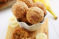 Baked Cinnamon Sugar Banana Donut Holes Recipe