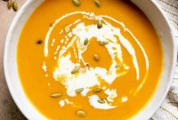 Creamy Carrot & Butternut Squash Soup Recipe for Fall Nights