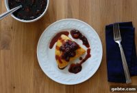 Orange Polenta Cakes with Strawberry-Balsamic Sauce Recipe