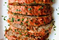 Authentic Italian Meatloaf Recipe with Savory Herbs and Mozzarella