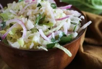 Crunchy Jicama and Turnip Slaw with Citrus Dressing