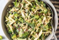 Crispy Broccoli Slaw with Tangy Lemon-Dijon Dressing