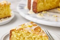 Moist Lemon Olive Oil Cake with Creamy Ricotta Filling