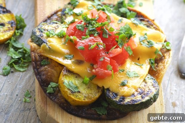 Grilled Vegetable Tostadas