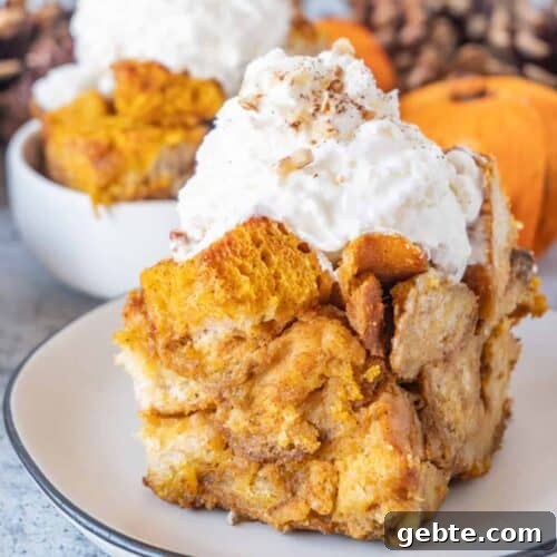 Pumpkin Bread Pudding Featured image