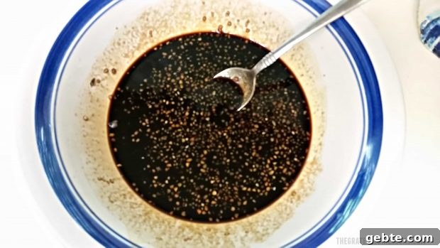 Ingredients for teriyaki marinade