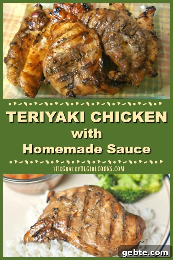 Teriyaki Chicken with Homemade Sauce