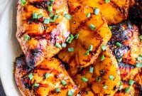 Grilled Hawaiian BBQ Chicken Recipe with Pineapple Glaze