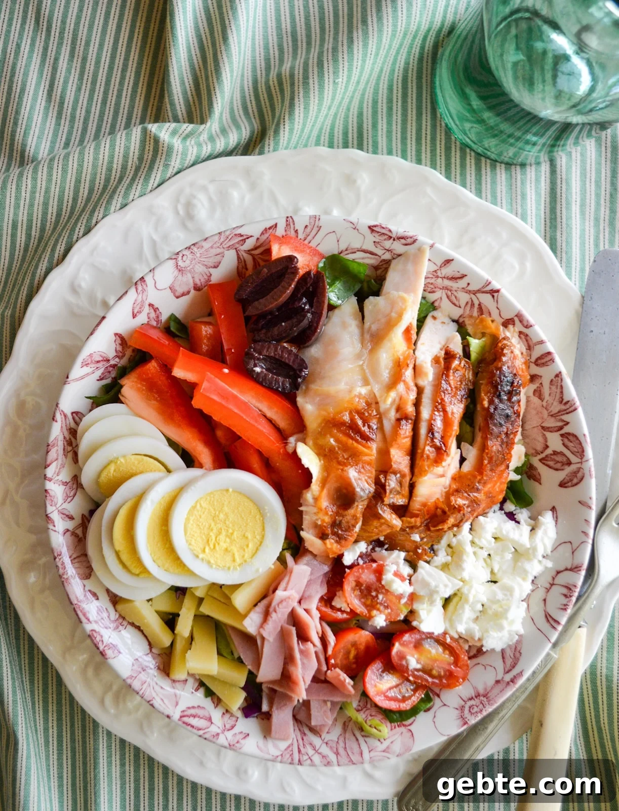 bowl of prepared chef's salad