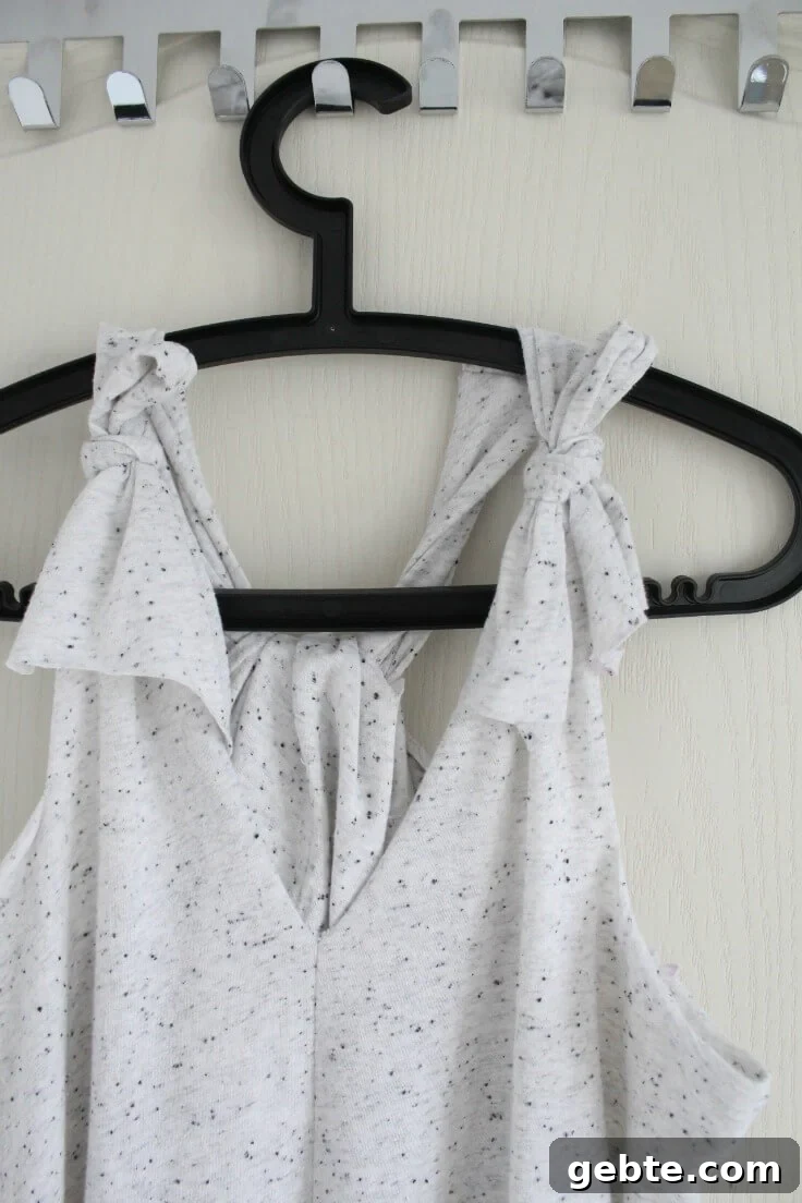 DIY No-Sew Halter Beach Cover-Up Tutorial: Quick Summer Project 10 IMG_7327