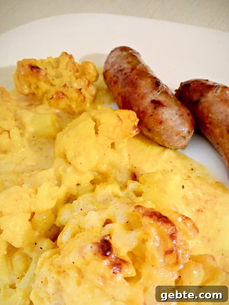 Keto Cauliflower Cheese Casserole: Low-Carb Comfort Dish 3 low carb keto cauliflower cheese