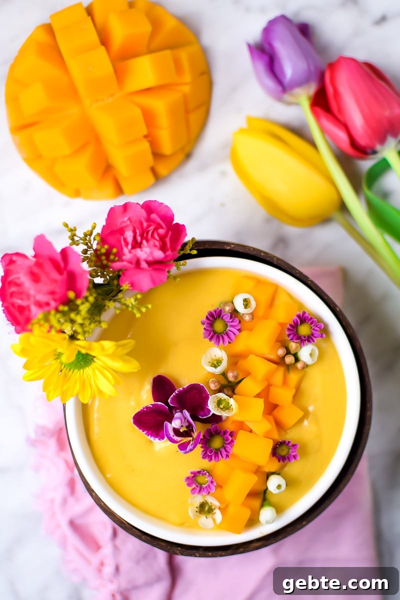 Mango Cannabis Smoothie Bowl Recipe for Relaxing Mornings 2 Cannabis Mango Smoothie Bowl