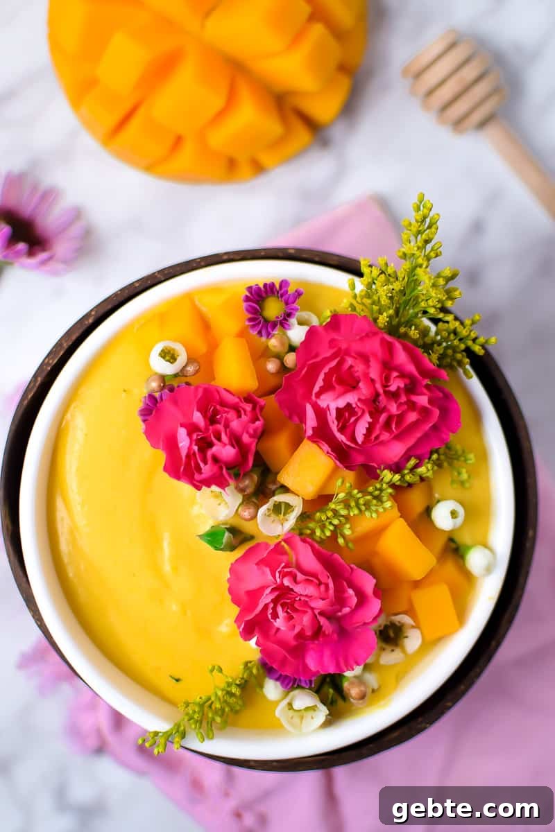 Mango Cannabis Smoothie Bowl Recipe for Relaxing Mornings 8 Cannabis Mango Smoothie Bowl